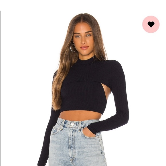 NWT REVOLVE X H:OURS BOLT TOP IN NAVY- XXS - Picture 4 of 8